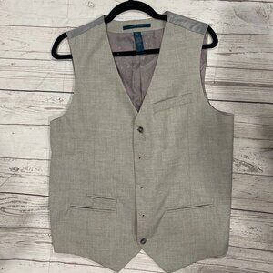 Perry Ellis men vest light grey
